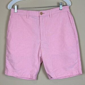Banana Republic Light Pink Flat Front Men's 100% Cotton Shorts; Size 31